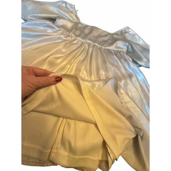 Shop Neighbor by In the Beginning Ivory Balloon Sleeve Dress - Size S - Picture 12 of 12